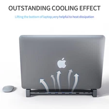 Multifunctional Docking Station Bracket Converter Projector Network Cable Splitt