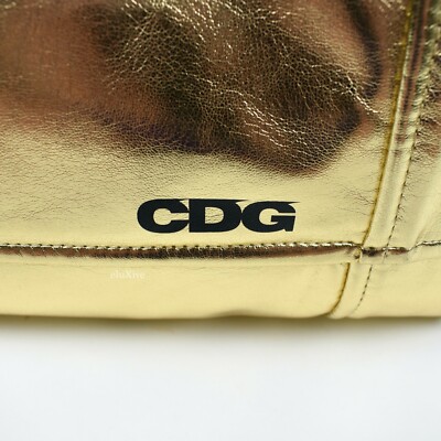 NWT Comme des Garcons CDG Metallic Gold Candy Wrapper Bag Japan