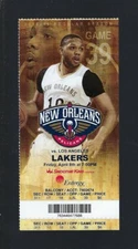 KOBE BRYANT FINAL SEASON 2015-2016 NBA LAKERS @ PELICANS FULL TICKET - APRIL 8