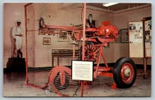 Baseball Early Model Pitching Machine Cooperstown  Postcard