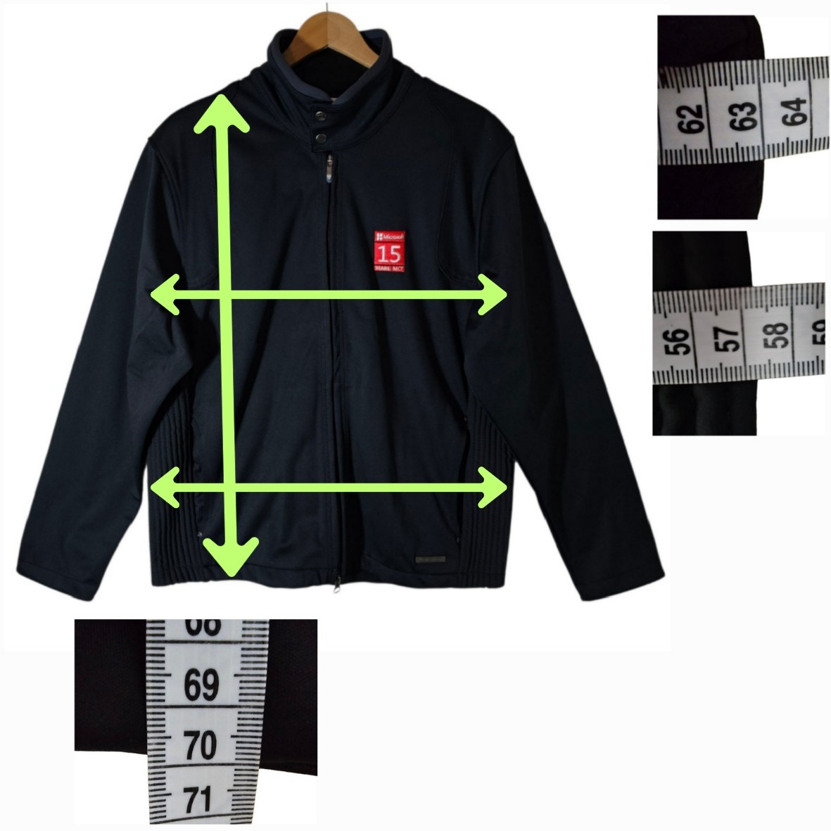 Windows Microsoft Certified Trainer Black Zip Up … - image 3