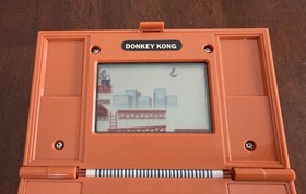 NINTENDO Donkey Kong Game & Watch (DK-52) 1982 Vintage Orange Japan Made TESTED!