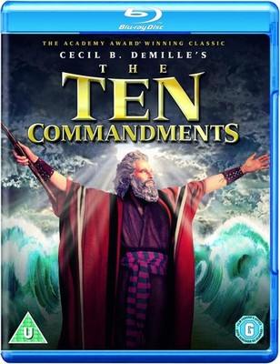 The Ten Commandments (1956) Charlton Heston Blu-Ray BRAND NEW (USA Compatible)
