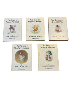 Beatrix Potter  vintage Set Of 5 Books mini