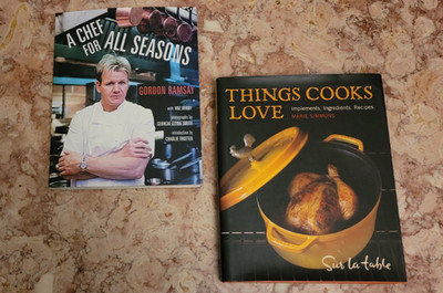Gordon Ramsay Cookbook Chef for All Seasons, plus Things Cooks Love M. Simmons