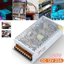 DC 12V 20A 240W Schaltnetzteil Netzteil Netzgerät Trafo Treiber Transformator