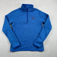 Patagonia Women's S Better Sweater 1/4 Zip Blue Fleece Pullover Gorpcore Active