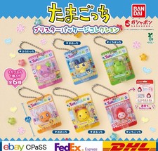 Tamagotchi Blister Package Collection Complete Set of 6/ Capsule toy NEW JP