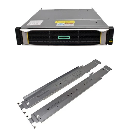 HP MSA 1050 SAN Storage Q2R21A 2x 12G Controller 880096-001 24x SFF 2.5 Rail Kit