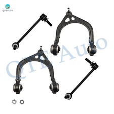 4PC Front Upper Control Arm Ball Joint-Sway Bar Link For 2005-2020 Chrysler 300