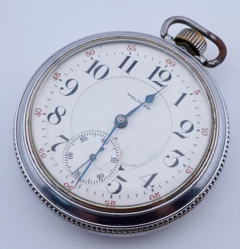 1907 Waltham Grade 845 21j 18s Antique Pocket Watch Vintage