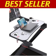 Ergonomic Treadmill Laptop Stand with Edge Protector - Perfect for Home Office