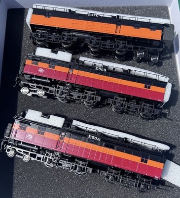 HO Brass Overland Models EF-2 Boxcab Electric E50 3-Unit Set Milw Rd. Omi 6296.1