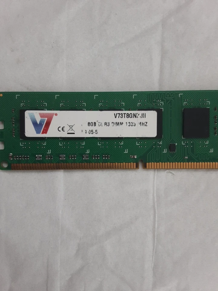 8GB PC RAM V7 PC3 - 1333MHZ DDR3 V73T8GNJII - Image 2 of 4