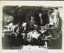 Press Photo "The Doctor" painting by artist Luke Fildes - nei52507