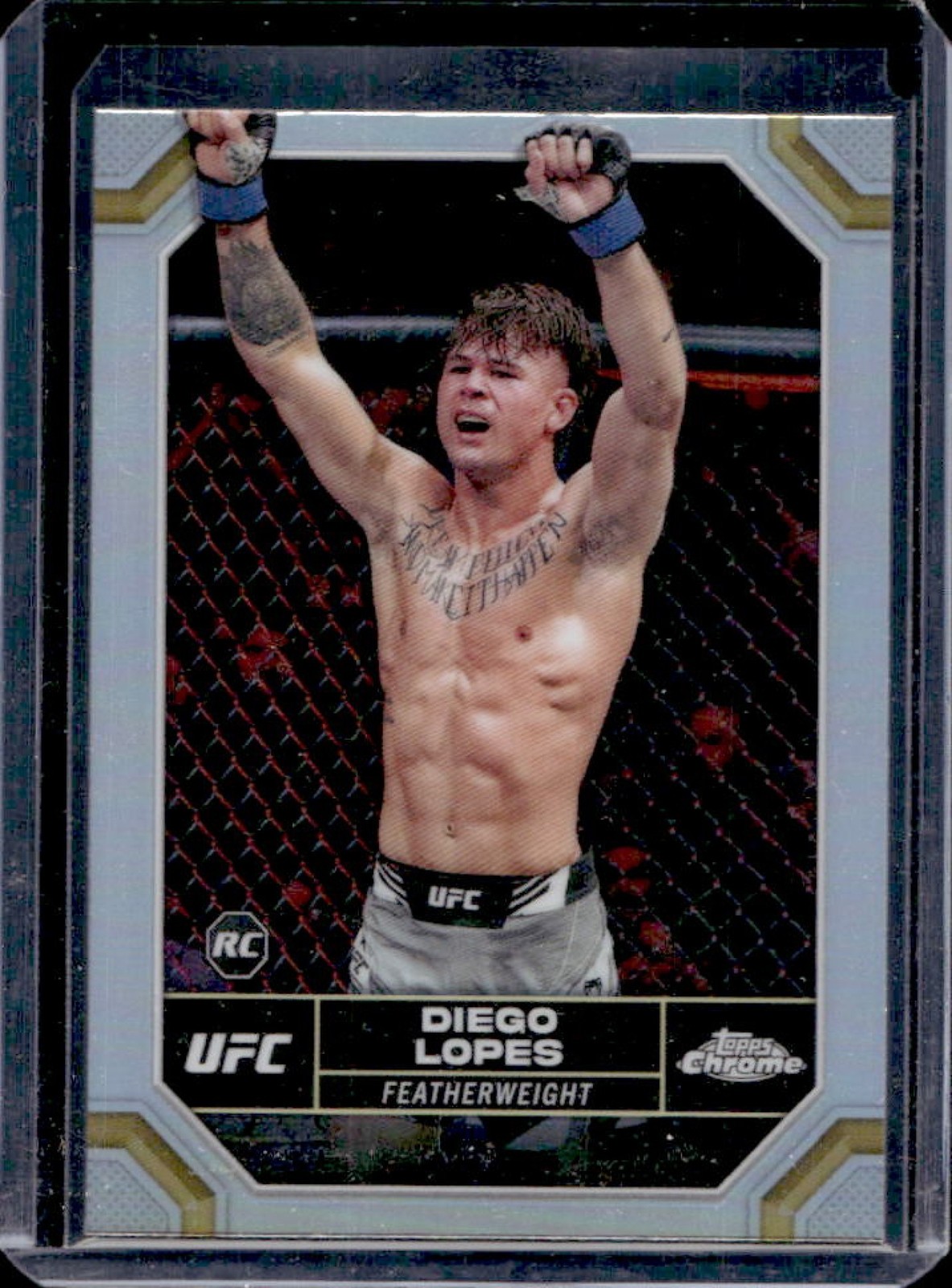 2024 Topps Chrome UFC Diego Lopes RC Refractor Rookie #26