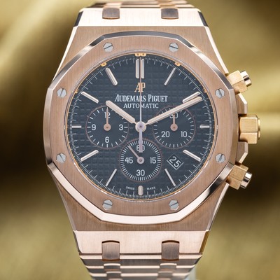 Audemars Piguet Royal Oak Chrono 41mm Rose Gold Non-Converted 26320OR Full Set