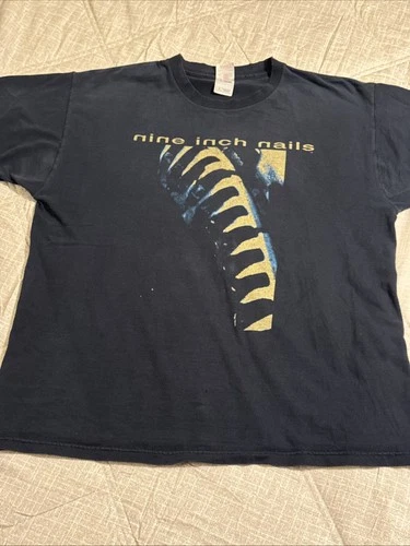 Nine Inch Nails Now I’m Nothing Tee Shirt Size XL Bl Vintage vintage concert t-shirt, vintage, size XL, single stitch, B+ condition