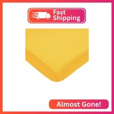 American Baby Company 100 Natural Cotton Fitted Mini Crib Sheet 38" x 24" - Sof