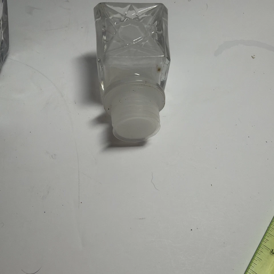 Jarra de cristal vaso tapa de vidrio jarra whisky tamaño 7" Foto 4 de 4