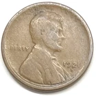 1921 S Lincoln Wheat Cent Average Circulated Copper G VG Penny Old Estate Coin