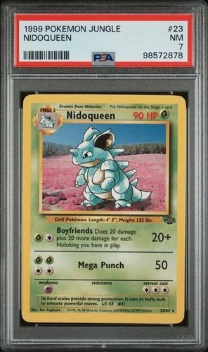 Nidoqueen (Unlimited) graded PSA 7 for sale on eBay
