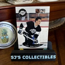 1990-91 PRO SET LUC ROBITAILLE LOS ANGELES KINGS #126 Pack Fresh HOF