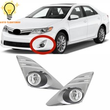 For 2012-2014 Toyota Camry L Le Xle Pair Of Front Bumper Fog Lightschrome Cover For 2012-2014 Toyota Camry L Le Xle Pair Of Front Bumper Fog Lightschrome Cover