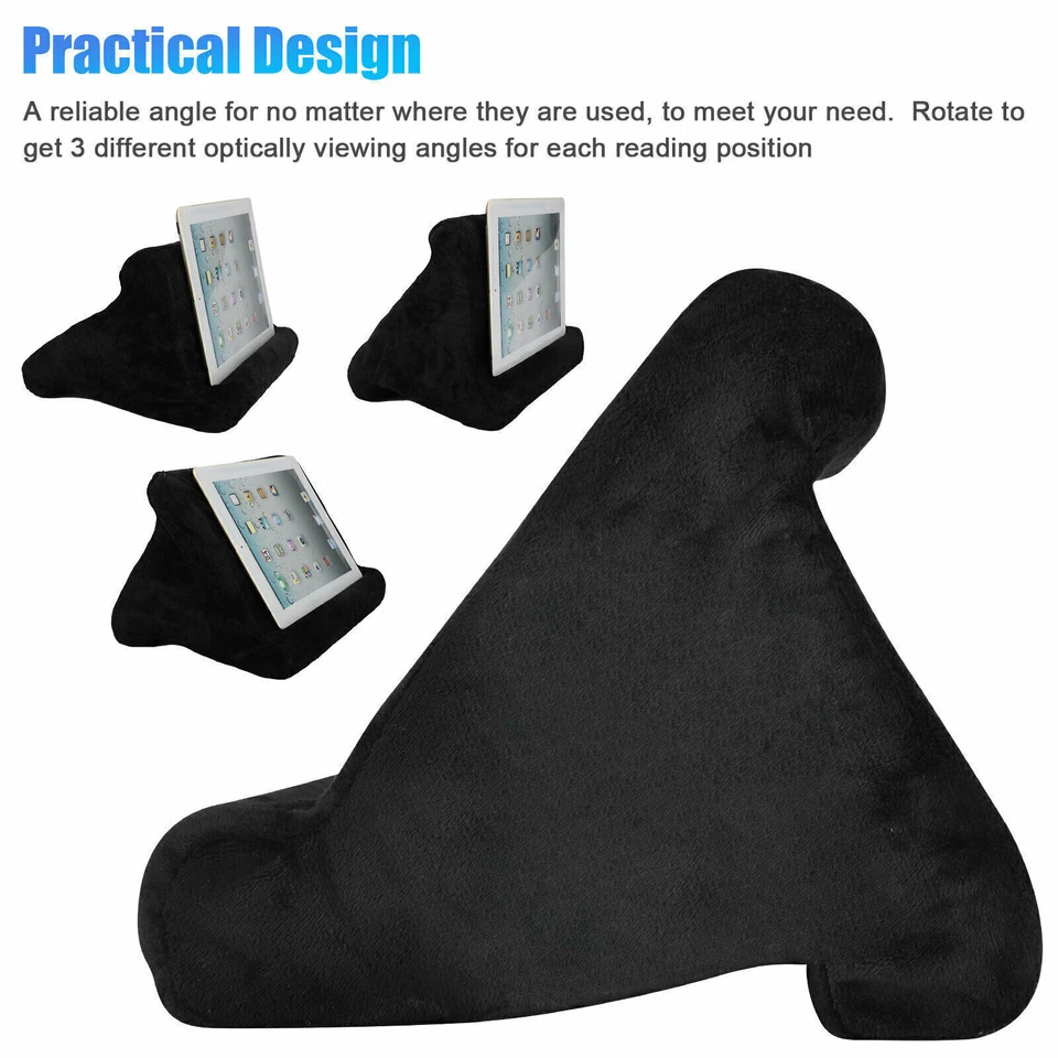 Multi-Angle Pillow Tablet Read Stand Holder Foam Lap Rest Cushion For iPad Phone - Image 4 of 4