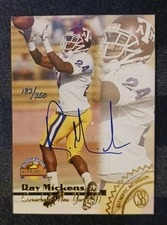 1996 Score Board Ray Mickens Gold Autographed Collection SP Rookie #183/350