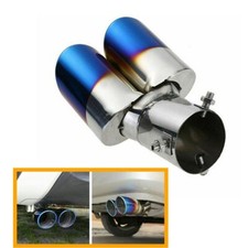Car Exhaust Tip Pipe Rear Tail Throat Muffler Steel Stainless Round Accessories Car Exhaust Tip Pipe Rear Tail Throat Muffler Steel Stainless Round Accessories