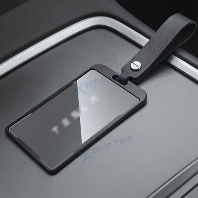 TOPABYTE Portachiavi In Silicone Per Tesla Model 3/Y/S/X/Cybertruck – Custodia Protettiva Per Key Card – Nero (1 Pezzo) - 2