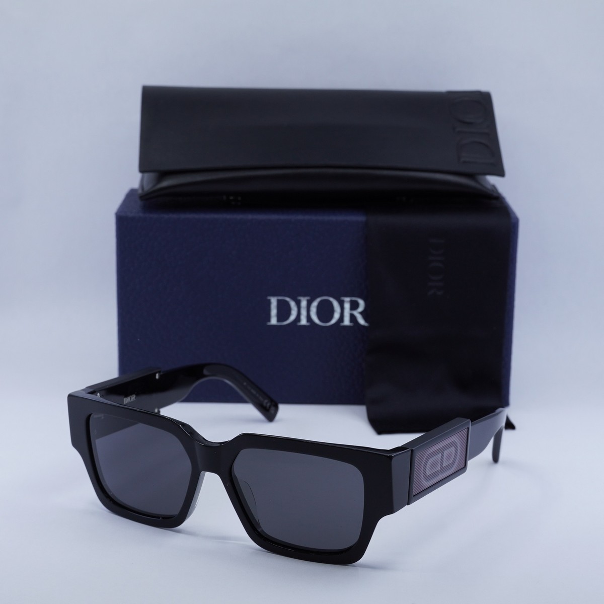 Dior CD SU 16A0 Black/Smoke 55-15-145 Sunglasses New Authentic | eBay