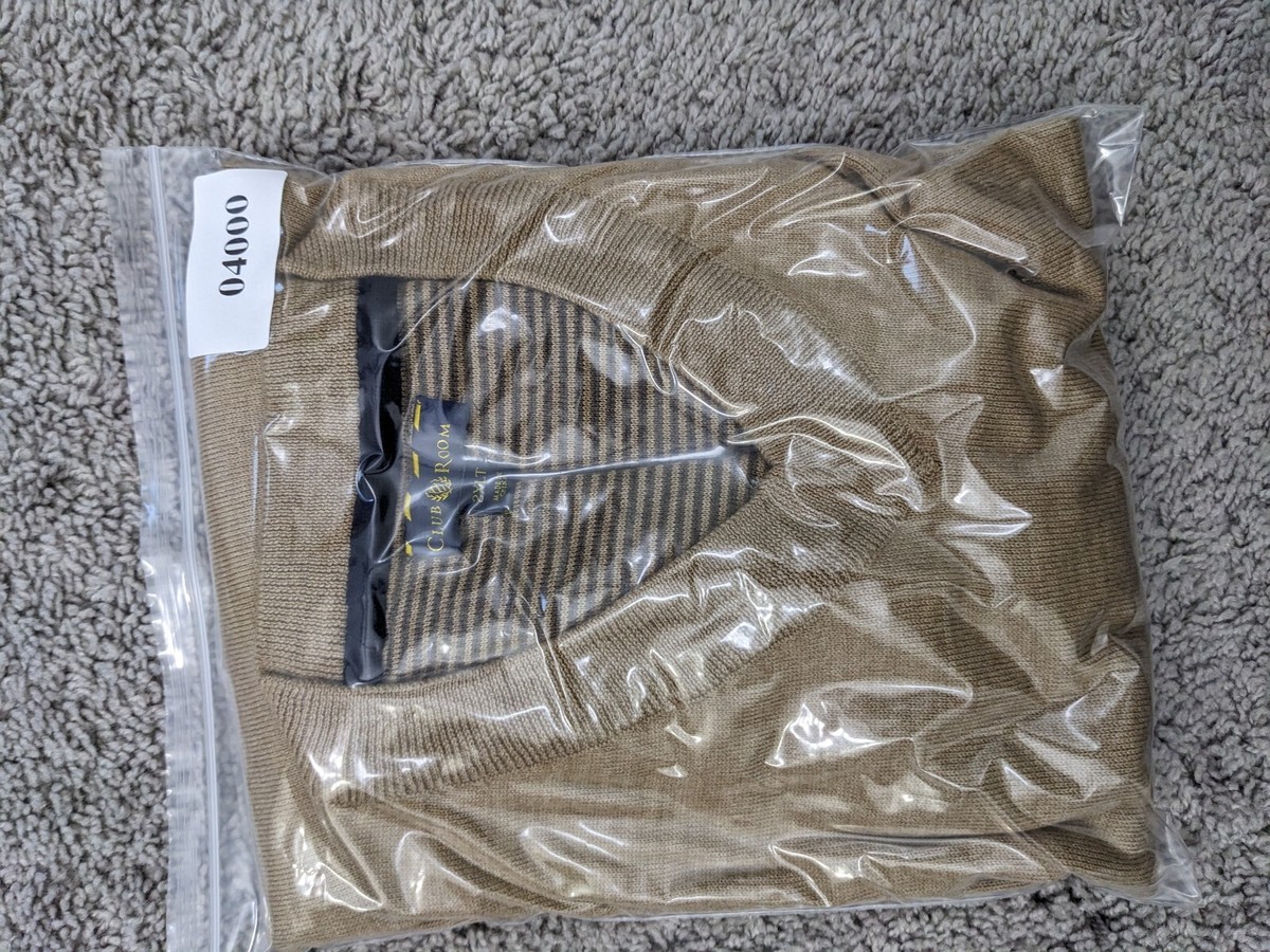 L ロメ ウールブランケット LHOME ロメ ウールブランケット Club Room Sweater Mens 2XLT 52