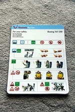 THOMSONFLY.COM BOEING 767-200 SAFETY CARD