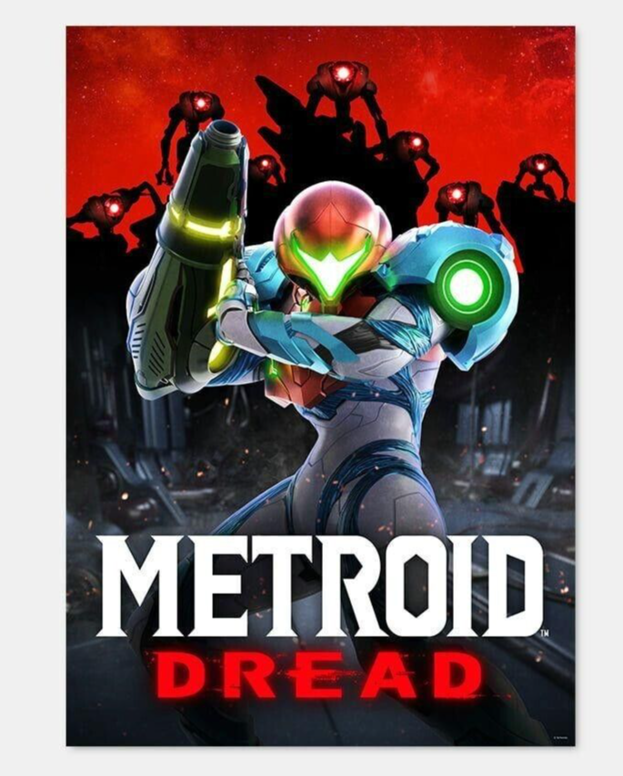 Metroid Dread / Japan Original Official Poster Set of 4 B2 20x28in