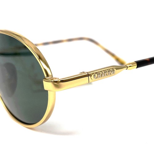 NOS vintage CHARRO 4366B By POLAROID sunglasses - 80's Italy - Large - Gold - Picture 5 of 13