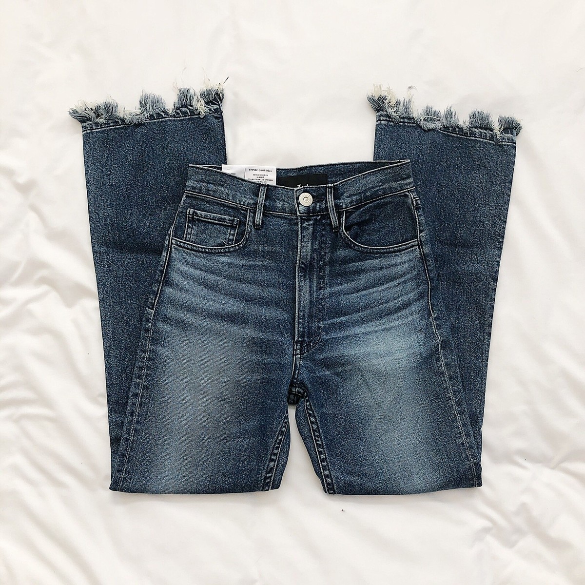 NWT 3x1 NYC Empire Crop Bell Women's Jeans Size 23 High Rise