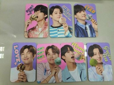BTS X Baskin Robbins Limited NEW photocards set (OFFICIAL) | eBay