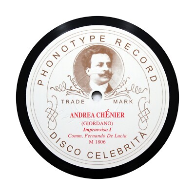FERNANDO DE LUCIA (M1806/M1807) ''Andrea Chenier'' 12'' PHONOTYPE [VINYL 78]