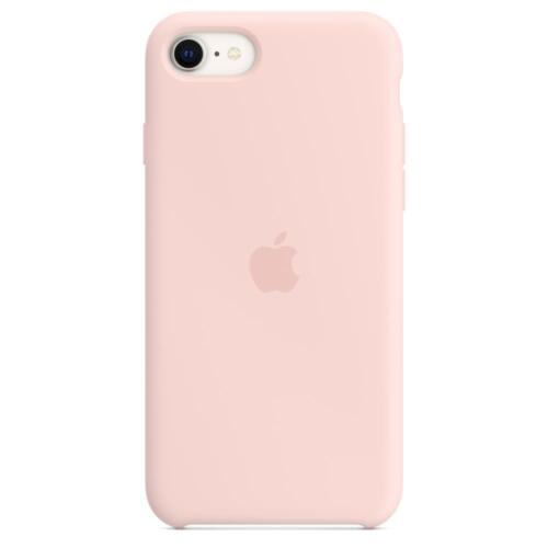 Genuine Apple iPhone 7, 8 & SE (2nd & 3rd Gen) Silicone Case / Cover Chalk Pink - Picture 1 of 7