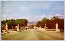 Postcard Memorial Bridge Crossing Boise River, Boise Idaho Unposted