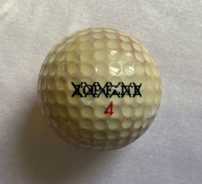 BEAT CRUSADERS　BALANCE BALL　NOT FOR SALE Spalding Top-Flite #4 X-Out Rare Vintage Golf Ball