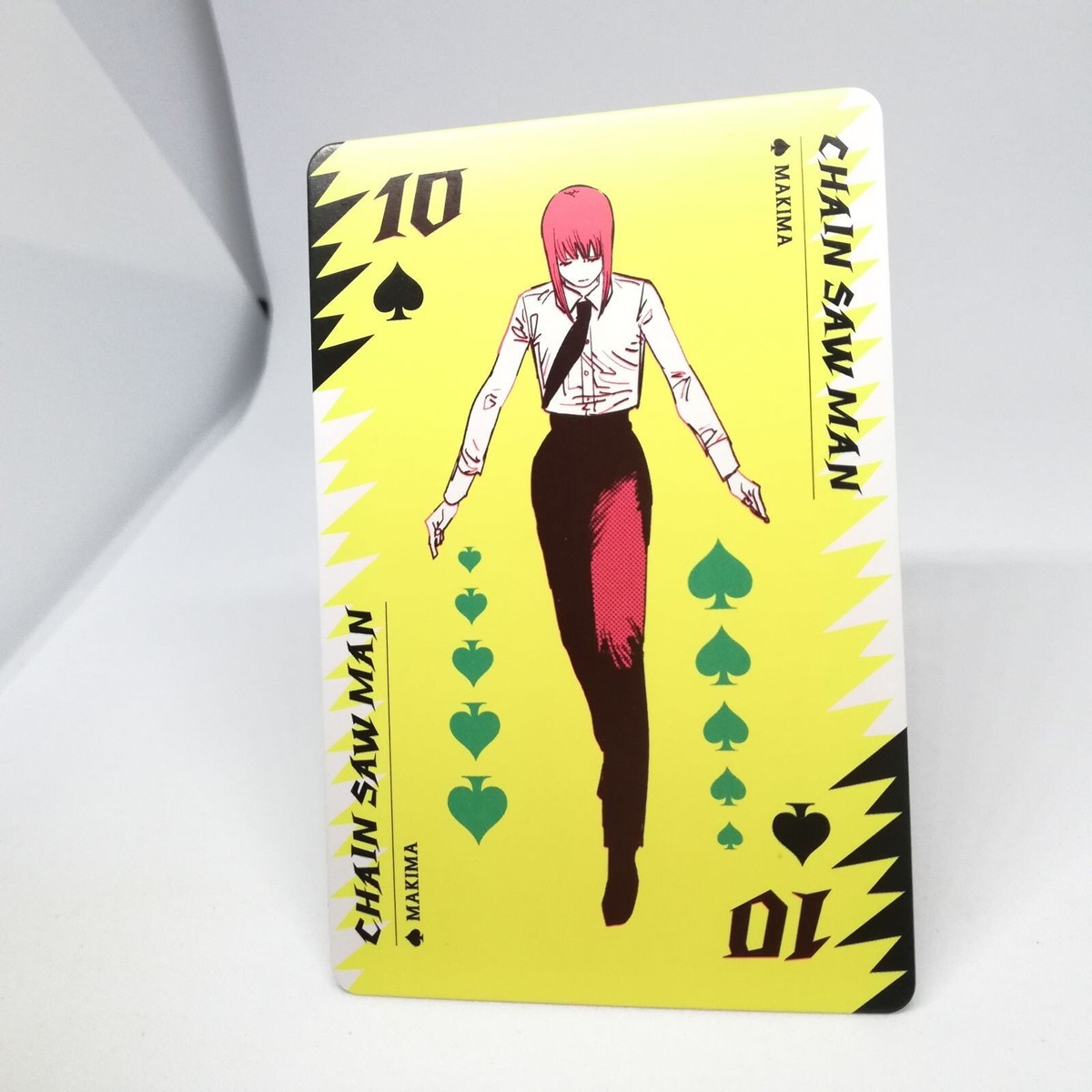 10 MAKIMA Spade Chainsaw Man PLAYNG CARDS TATSUKI FUJIMOTO JUMP