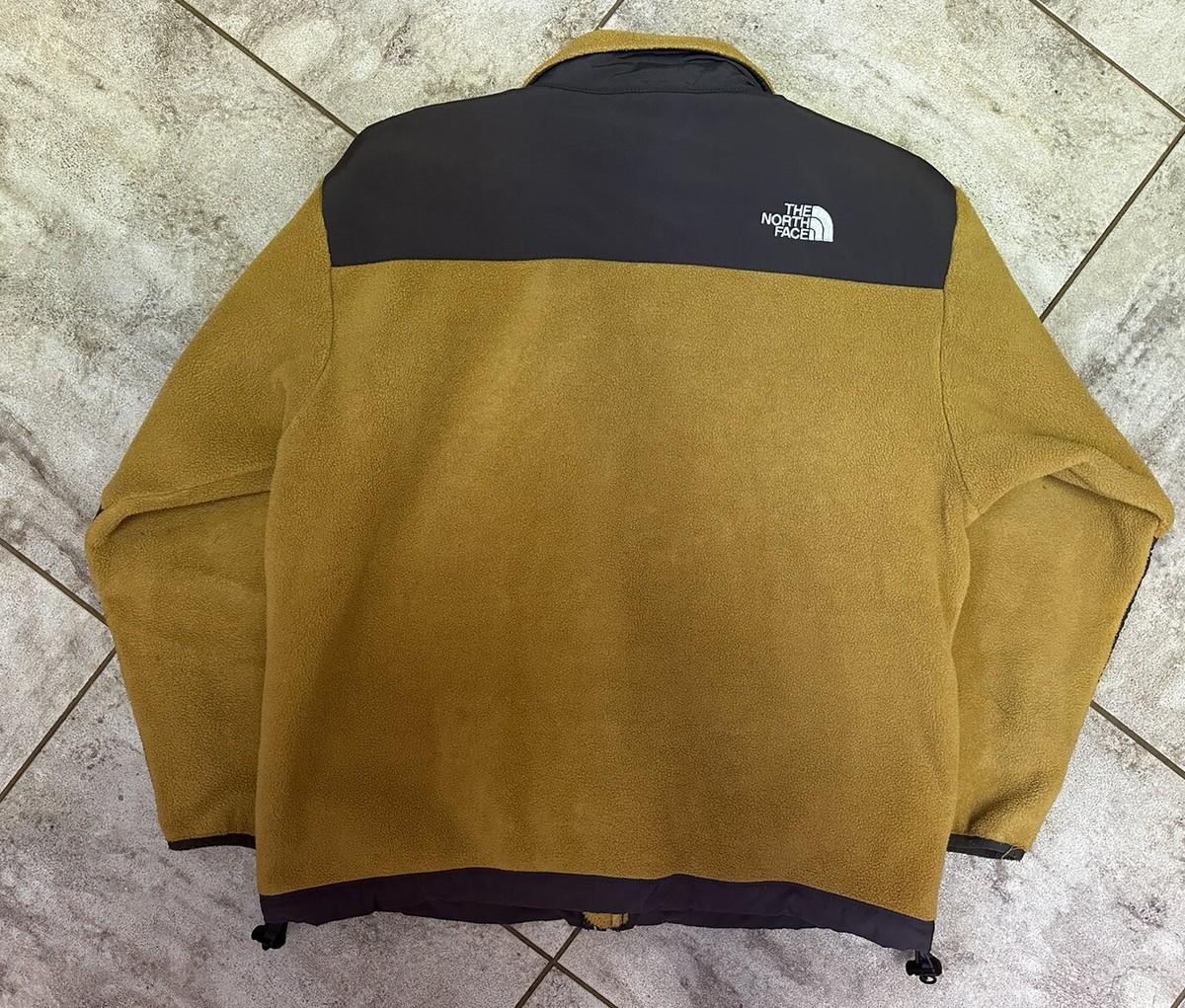 The North Face キャメル The North Face Jacket Youth L Camel/Gray Full Zip Denali Fleece | eBay