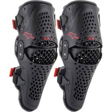NEW Alpinestars SX-1 V2 Black/Red Off Road ATV Quad Bike Knee Guards