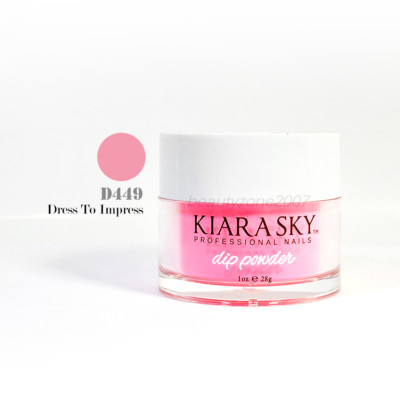 Kiara Sky Nail Dipping Powder D449 Powder Dress To Impress 1oz