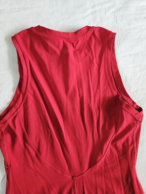 Lululemon All Aligned Midi Dress DKRD Dark Red Women's Size 8 | eBay