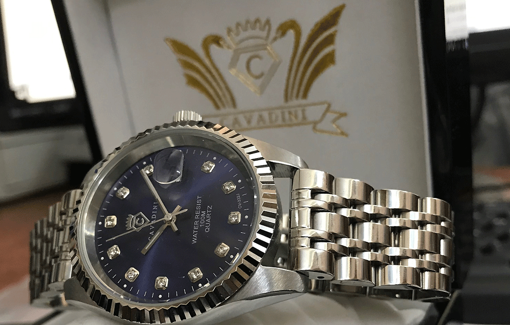 Chander 時計　Quarts swiss made Vintage Champion MoonPhase Quartz Swiss Made Unisex Watch