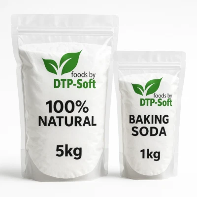 DTPSOFT Natron 5kg + 1kg Bonus Baking Soda | Natron E500 Backsoda 6 kg